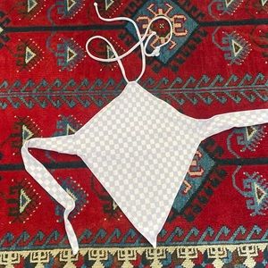 FRANKIES BIKINI TOP SIZE MEDIUM NWT